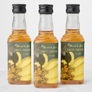 Meant to Bee Honey Party Favour Photo Liquor Bottle Label