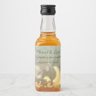 Meant to Bee Honey Party Favour Photo Liquor Bottle Label