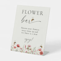 Meant To Bee Wildflower Bridal Shower Flower Bar