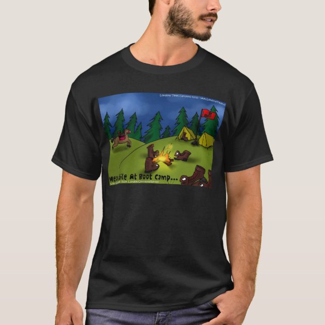 Meanwhile @ Boot Camp Funny Tees Cards Gifts Etc (Front)