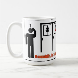 Meanwhile in Scotland funny kilt joke mug