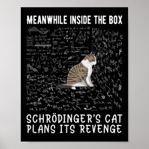 Meanwhile Inside The Box Schrödingers Cat Plans It Poster