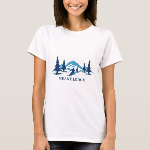 Meany Lodge Washington Ski Resort Skiing Skier T-Shirt