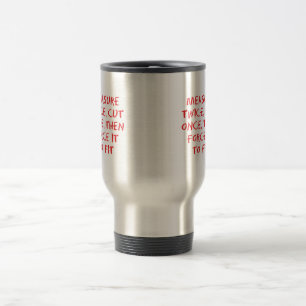 Measure, cut and force it to fit travel mug