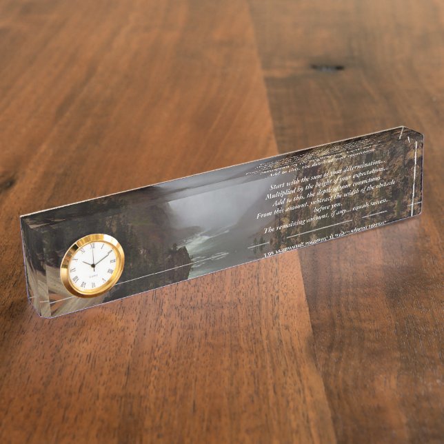 Measure of Success Inspirational Nameplate (Side)