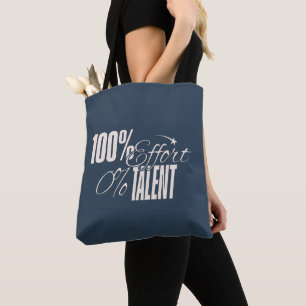 Measured Humour   Effort v Talent Tote Bag