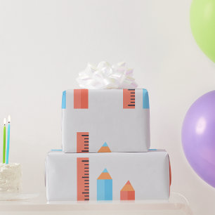 Measuring Pencils Wrapping Paper
