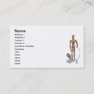 Measuring Tape Around Waist Business Card