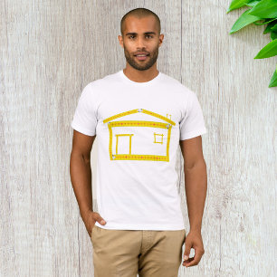 Measuring Tape House Mens T-Shirt