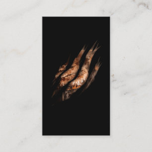 Meat and Burger BBQ Lover Grillmaster Business Card