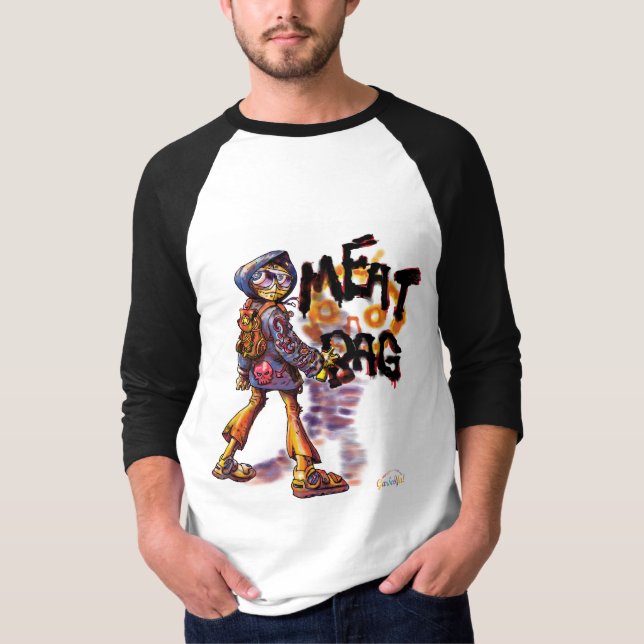 Meat Bag. T-Shirt (Front)