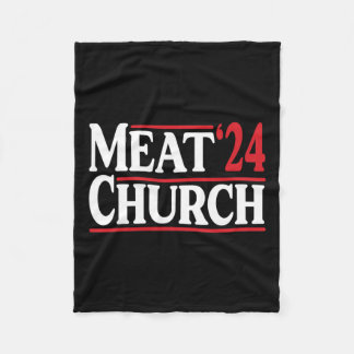 Meat Church 24 Bbq Fleece Blanket