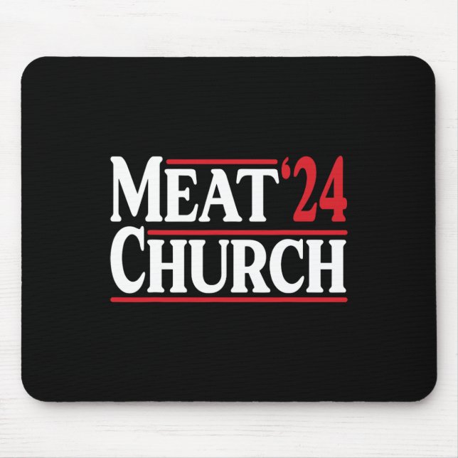 Meat Church 24 Bbq  Mouse Mat (Front)