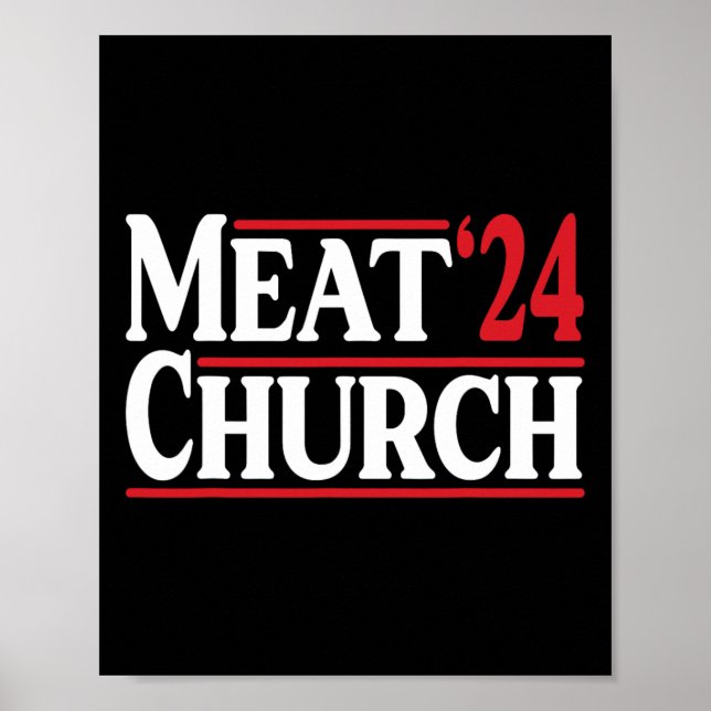 Meat Church 24 Bbq  Poster (Front)