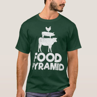 Meat Eater Cow Pig Chicken BBQ T-Shirt