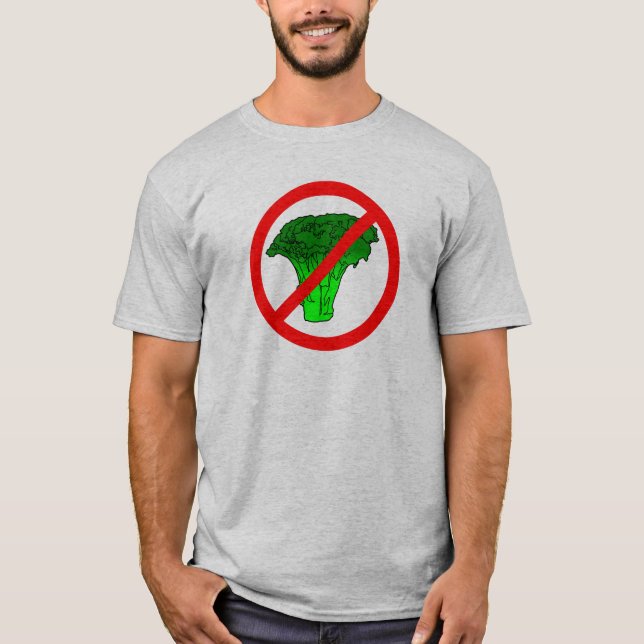 Meat Eater - No broccoli T-Shirt (Front)
