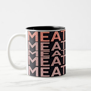 Meat Eater Two-Tone Coffee Mug