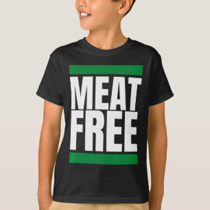Meat Free Vegan Bodybuilding Vegan Straight Edge 1 T-Shirt