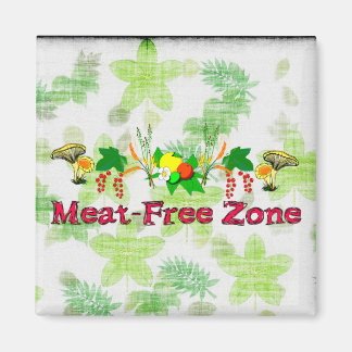 Meat-Free Zone Magnet