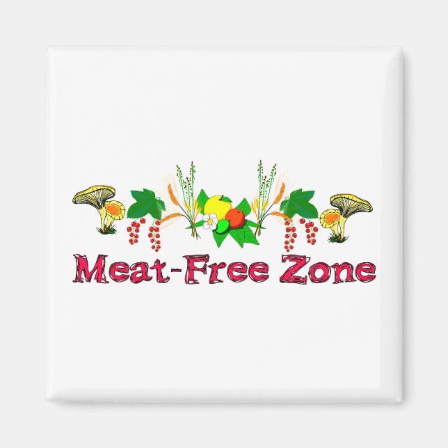 Meat-Free Zone Magnet (Front)