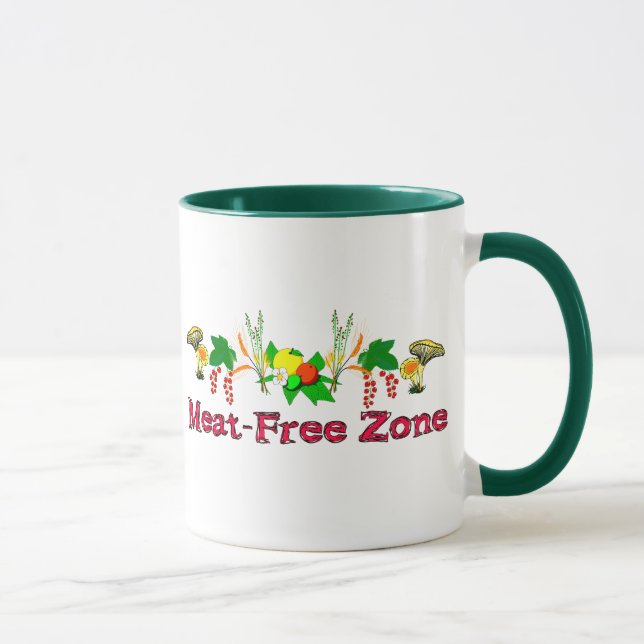Meat-Free Zone Mug (Right)