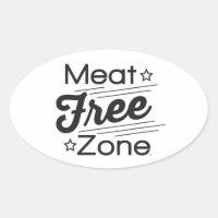 Meat Free Zone Sticker