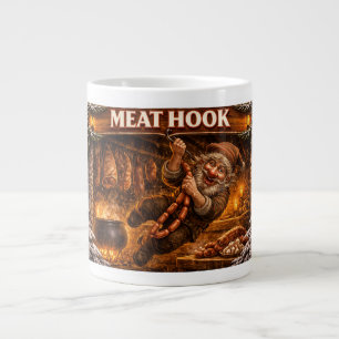 Meat Hook Icelandic Yule Lad Large Coffee Mug