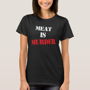 Meat Is Murder, Go Vegan Or Vegetarian, Stop Cruel T-Shirt