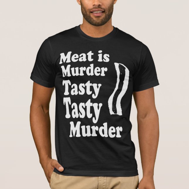Meat is Murder Men's  Shirt (Front)