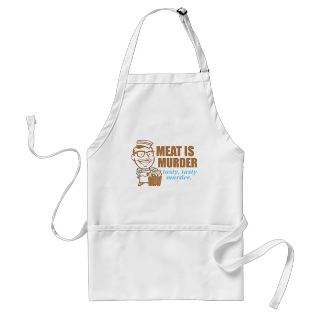 Meat Is Murder Standard Apron (Front)