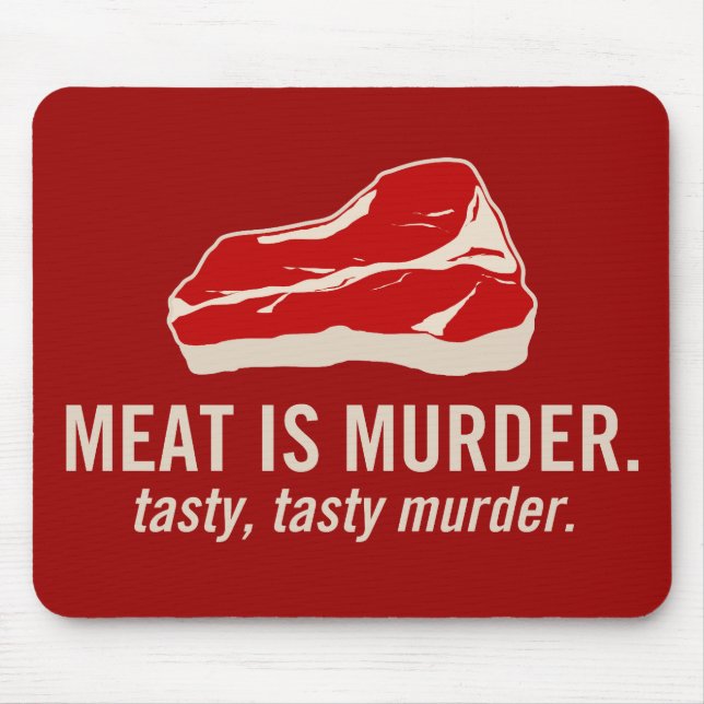 Meat is Murder, Tasty Murder Mouse Mat (Front)