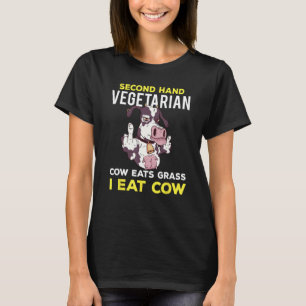 Meat Ketogenic Carnivore Beef Love Meateater Humo T-Shirt