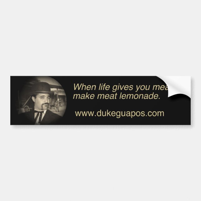 Meat Lemonade Bumper Sticker (Front)