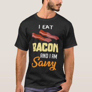 Meat Lover BBQ Butcher Chef Funny Bacon Lover Humo T-Shirt