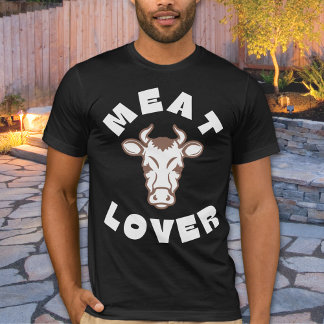 Meat Lover Carnivore Cow Head Unisex T-Shirt