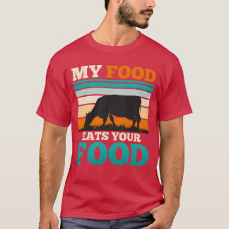 Meat Lovers MY FOOD EATS YOUR FOOD Funny boy T-Shirt