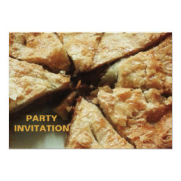 pie party invitations