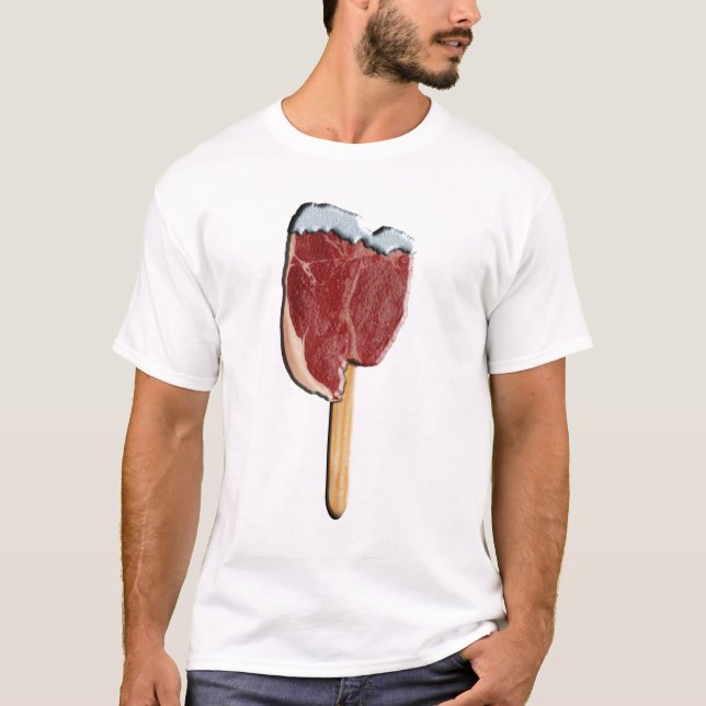 Meat Popsicle T-Shirt (Front)