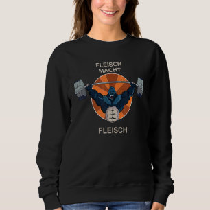 Meat Power Meat Bodybuilding Strength Sports Sweatshirt