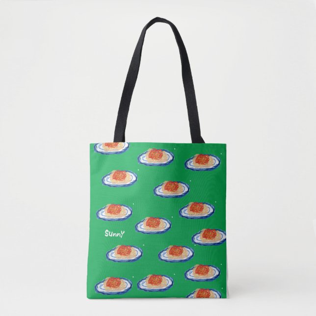 Meat sauce spaghetti tote bag (Front)