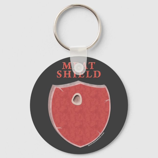 Meat Shield Key Ring (Front)