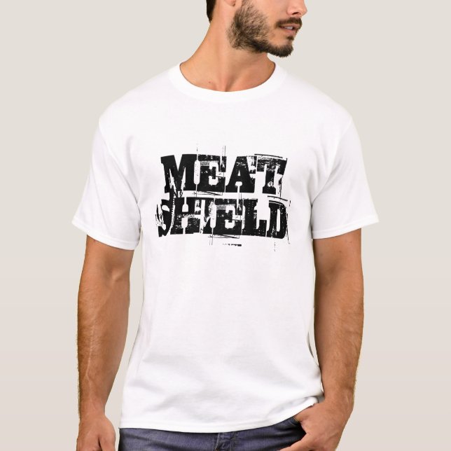 "Meat Shield" t-shirt (Front)