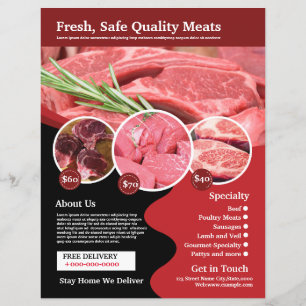 Meat Shop   Butcher Shop Flyer