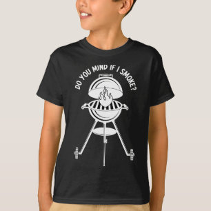 Meat Smoker Smoking Meat Grilling Barbecue Lover B T-Shirt