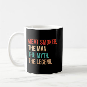 Meat Smoker Vintage BBQ Smoker Grilling Smoking Me Coffee Mug