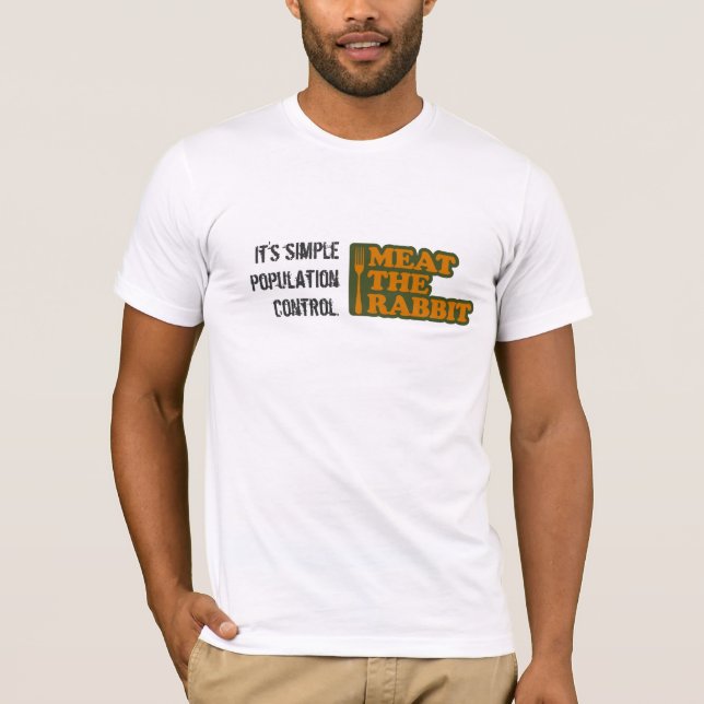 Meat The Rabbit - Mens T-Shirt (Front)