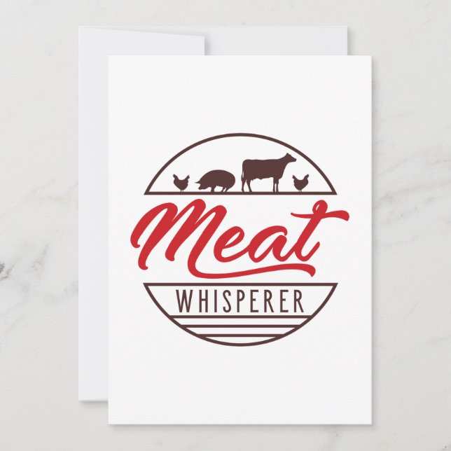 Meat Whisperer Thank You Card (Front)