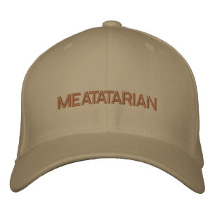 MEATATARIAN EMBROIDERED HAT