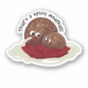 Meatball Eating Spaghetti