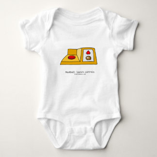 Meatball launch controls baby bodysuit